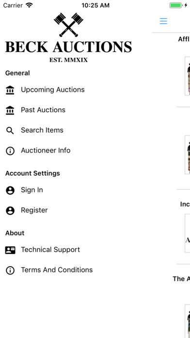 Screenshot #2 pour Beck Auctions