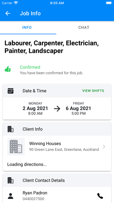 Personnel Resources Screenshot