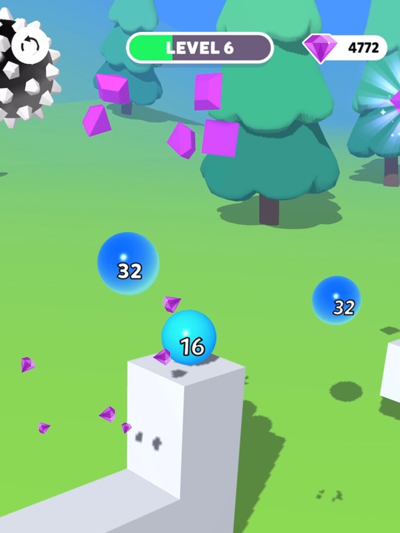 Screenshot #4 for Ball Hop 2048