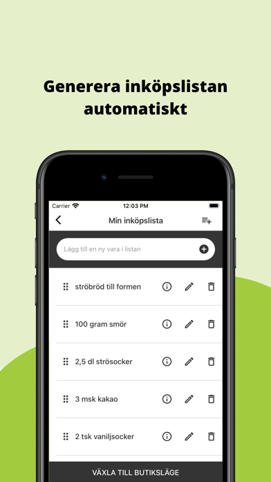 CookEat Kokbok Screenshot