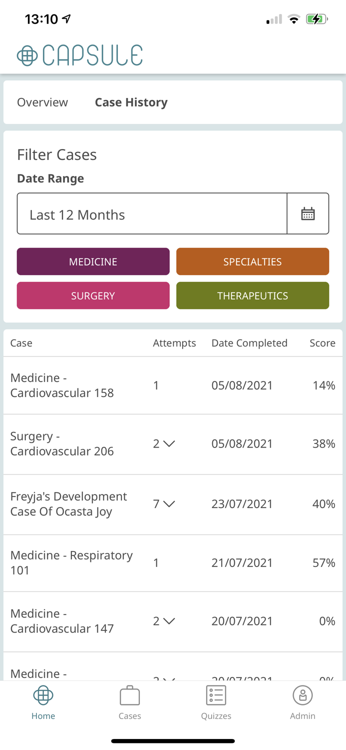 Capsule Clinical Learning