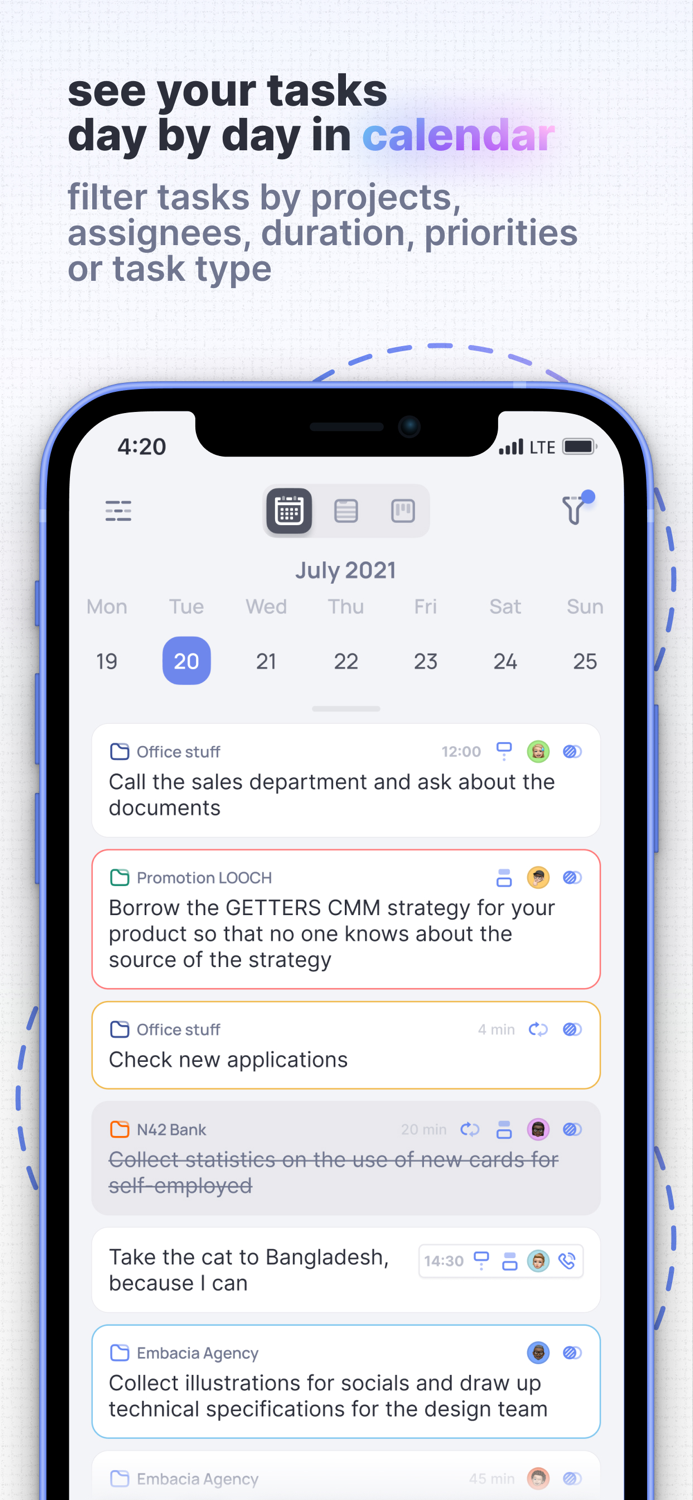 WEEEK — Tasks projects notes