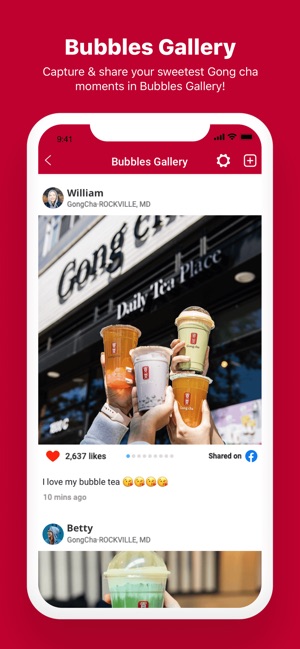 Gong Cha (Dc, Md, Va) Trên App Store