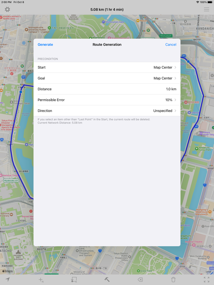 Walk Route Generator