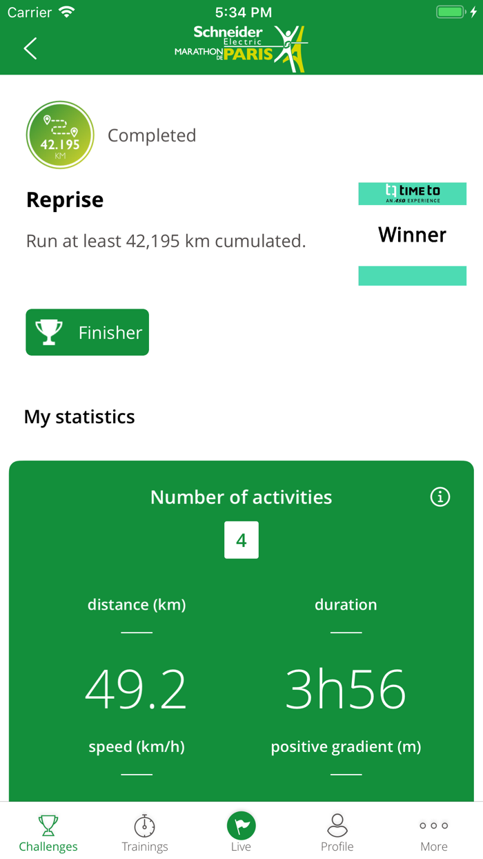 SE Marathon de Paris 2021