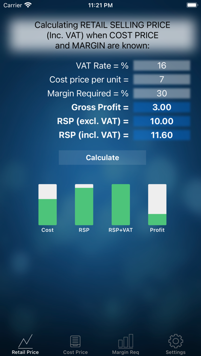 Screenshot #1 pour Margin/Selling/Cost Calculator