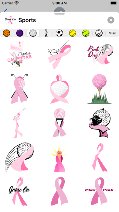 Screenshot #3 pour Breast Cancer Sport Ribbons