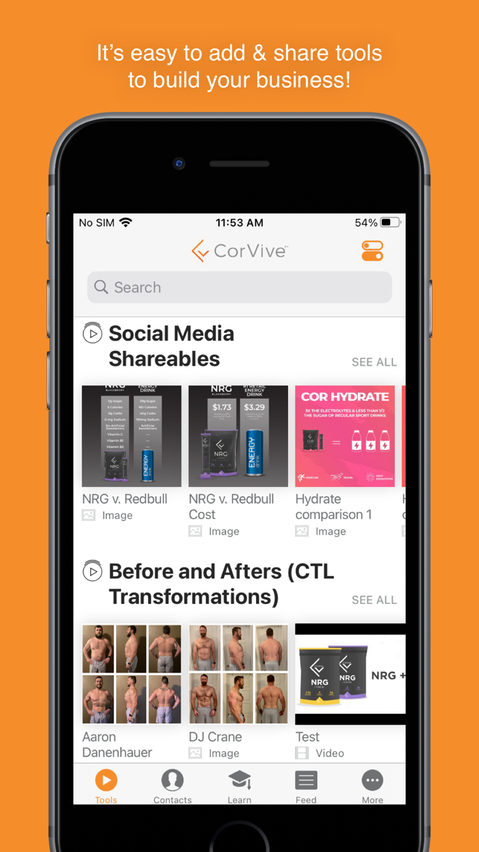 CorVive Customer App