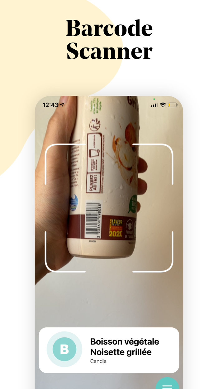 Nutrition facts - Food scanner