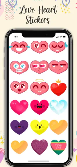 Game screenshot Lovely Heart Stickers apk