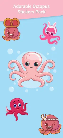 Game screenshot Adorable Octopus Stickers mod apk