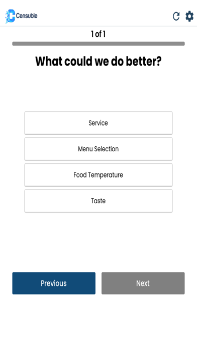 Censuble Kiosk Screenshot