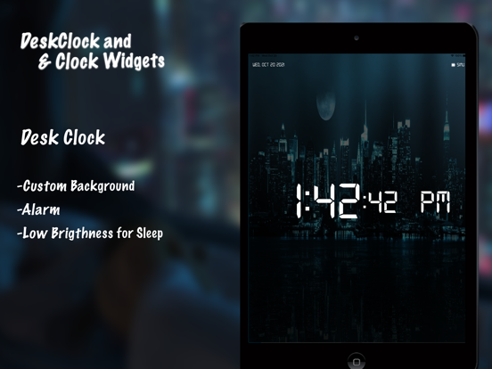 Bureauklok - Klokwidgets iPad app afbeelding 2