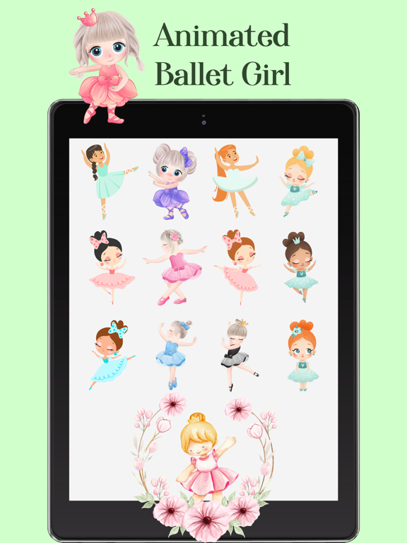 Screenshot #5 pour Animated Ballet Girl Stickers