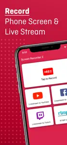 Screen Recorder Z - Livestream screenshot #1 for iPhone