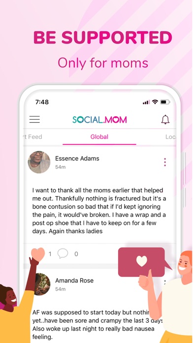 Social.mom - Parenting App Screenshot