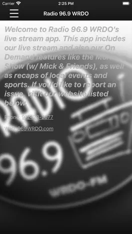 Game screenshot Radio 96.9 WRDO hack