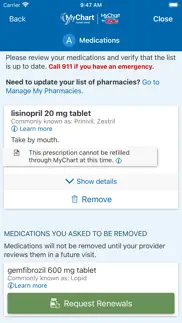 ch mychart iphone screenshot 4