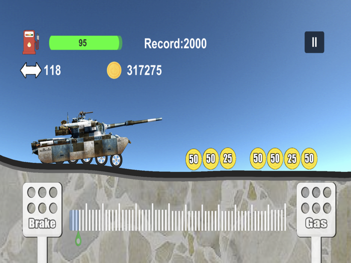 Hill racing car - Crazy game