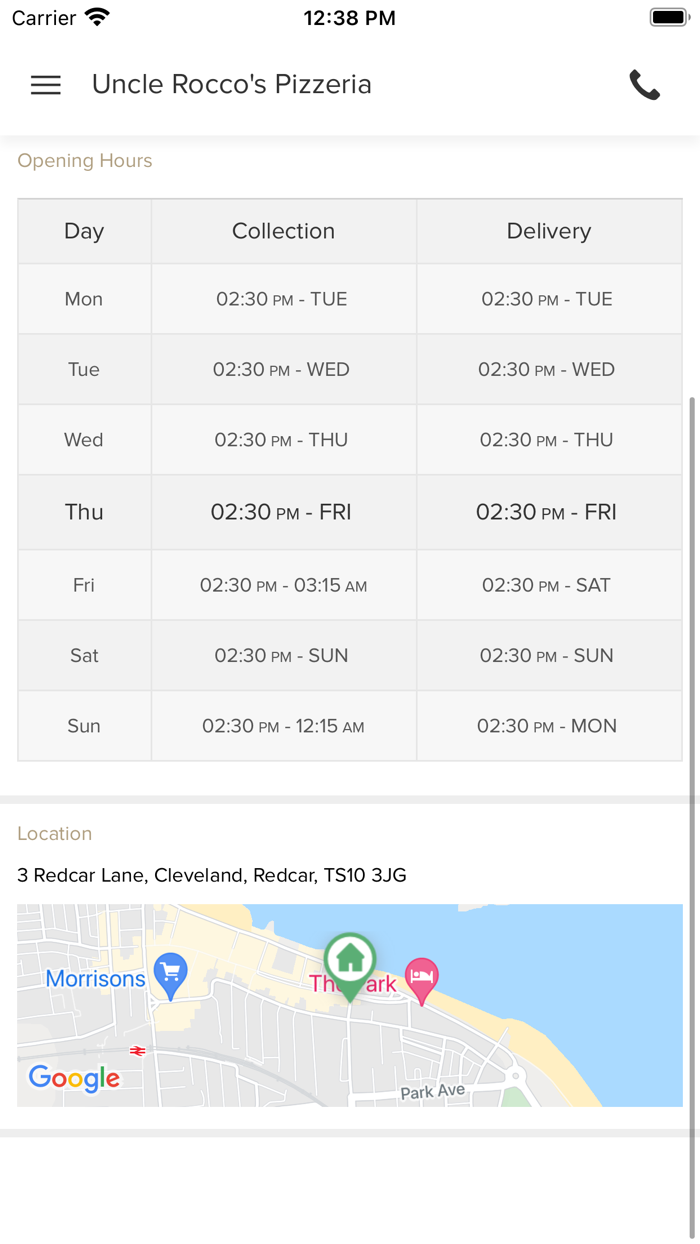 Uncle Roccos Pizzeria