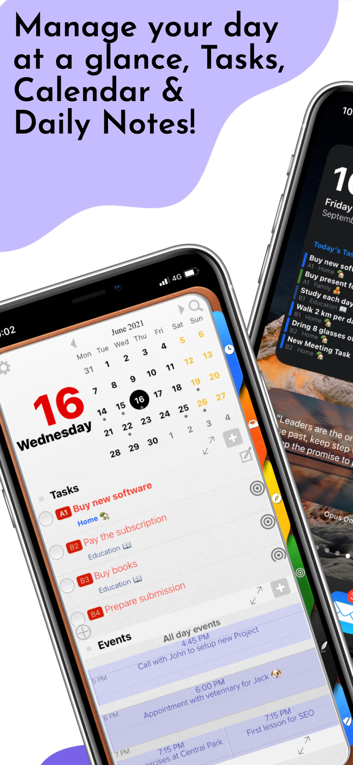 Opus One Daily Planner