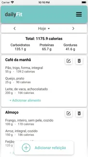 dailyfit iphone screenshot 1