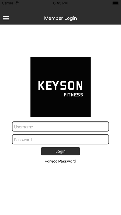 Keyson Fitness Screenshot