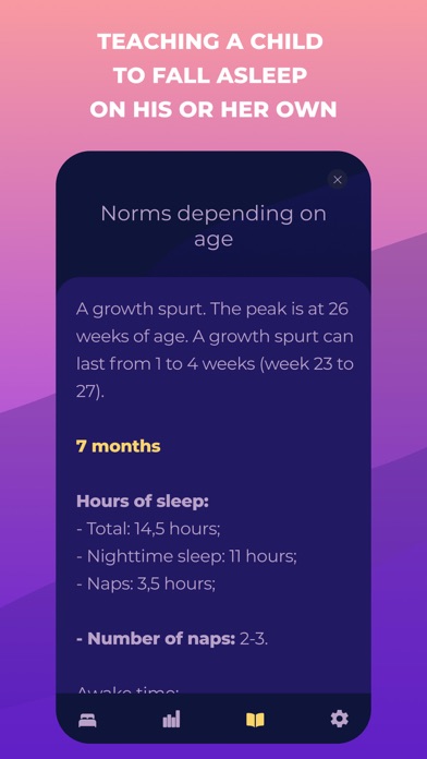 Baby sleep diary - tracker Screenshot