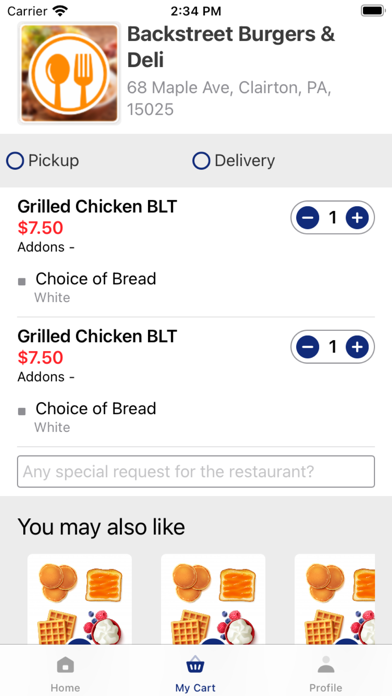 Backstreet Burgers & Deli Screenshot
