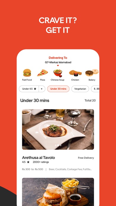 BONO: Food Delivery Screenshot