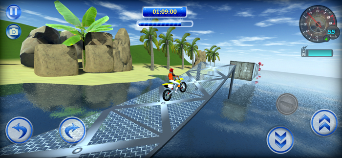 Wipeout Bike Stunts 3D