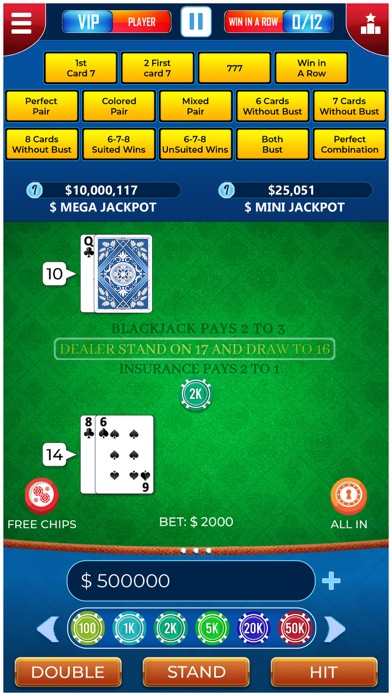 Blackjack King of Side Bets Screenshot
