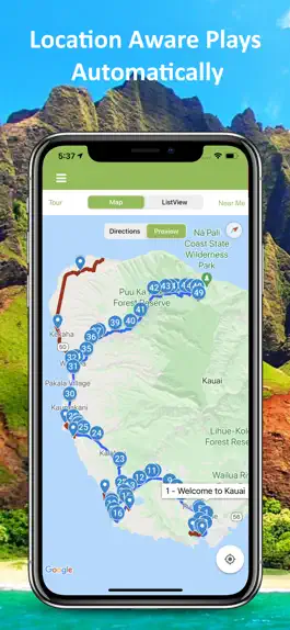Game screenshot Kauai Hawaii Audio Tour Guide apk