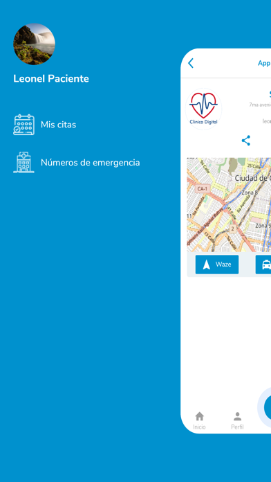 AppDoctors Patient Screenshot