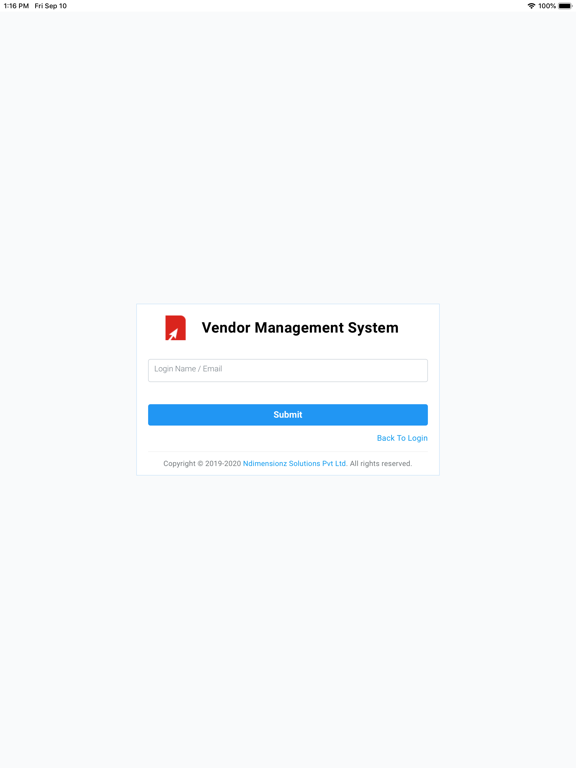 VMS - Vendor Management App screenshot 2