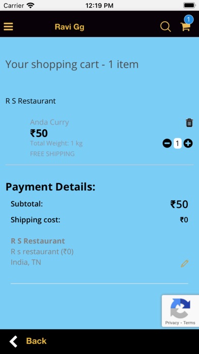Screenshot #3 pour R S Restaurant