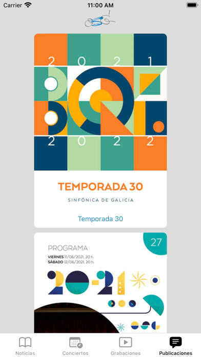 Orquesta Sinfónica de Galicia Screenshot