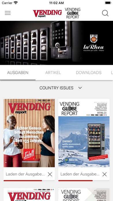 Vending Report Screenshot