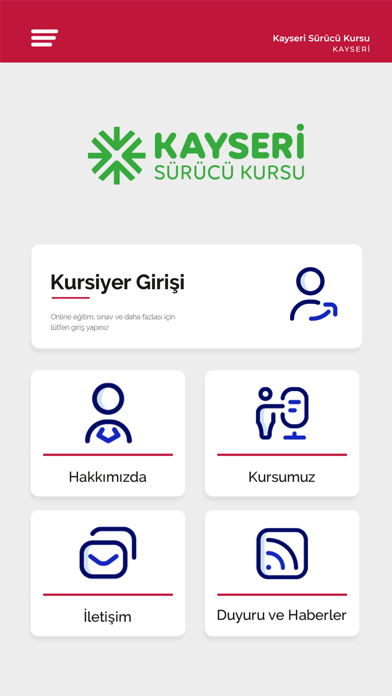 Kayseri Sürücü Kurs Screenshot