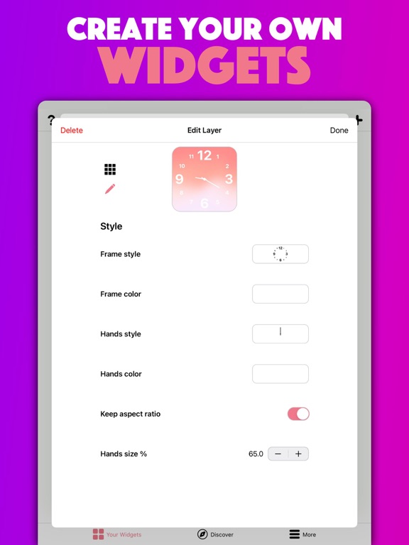 Screenshot #5 pour Widgets⁺⁺ Custom widget maker