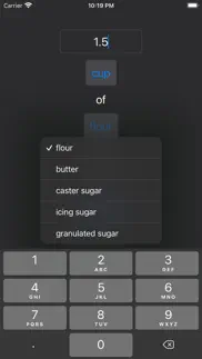 baking converter iphone screenshot 3