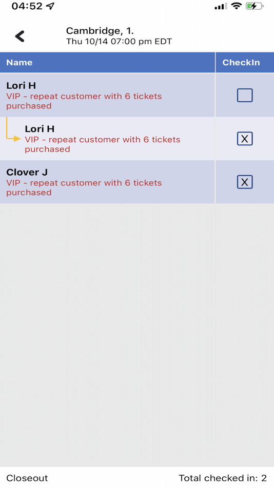 #2. Yaymaker Checkin (iOS) 由: Paint Nite