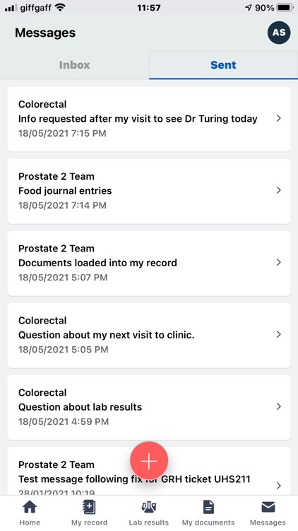 My medical record screenshot-3