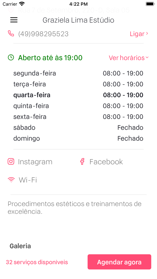 #2. Studio Graziela Lima (iOS) 由: Clintec Sistemas