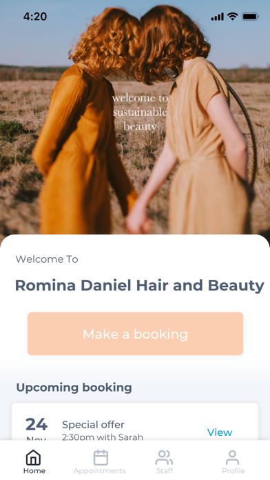Romina Daniel Hair and Beauty Screenshot