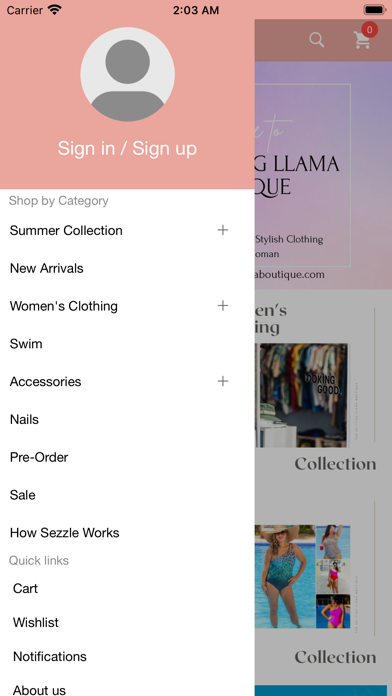 TheSpittingLlamaBoutique Screenshot