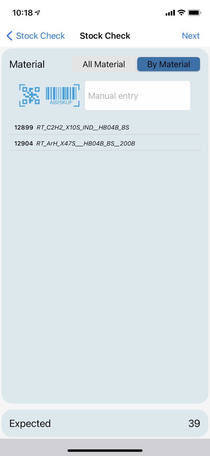Air Products Stock Check Tool