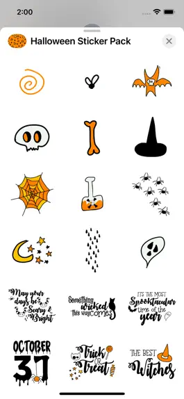 Game screenshot Halloween Night Party Stickers hack