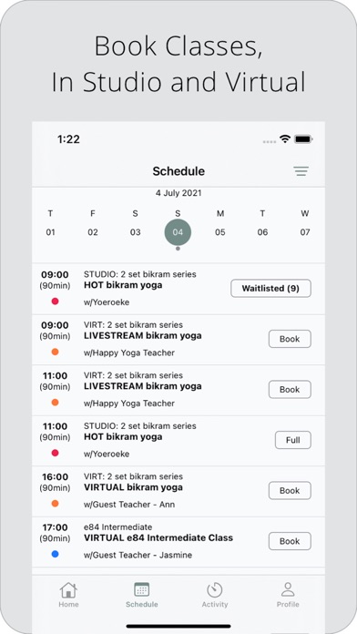 My Yoga Membership Manager Screenshot