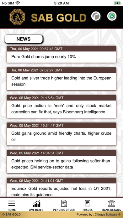 Sab Gold Screenshot